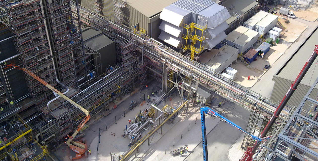 Electro Force, unidade industrial fabril, estação de bombagem e tratamento de águas